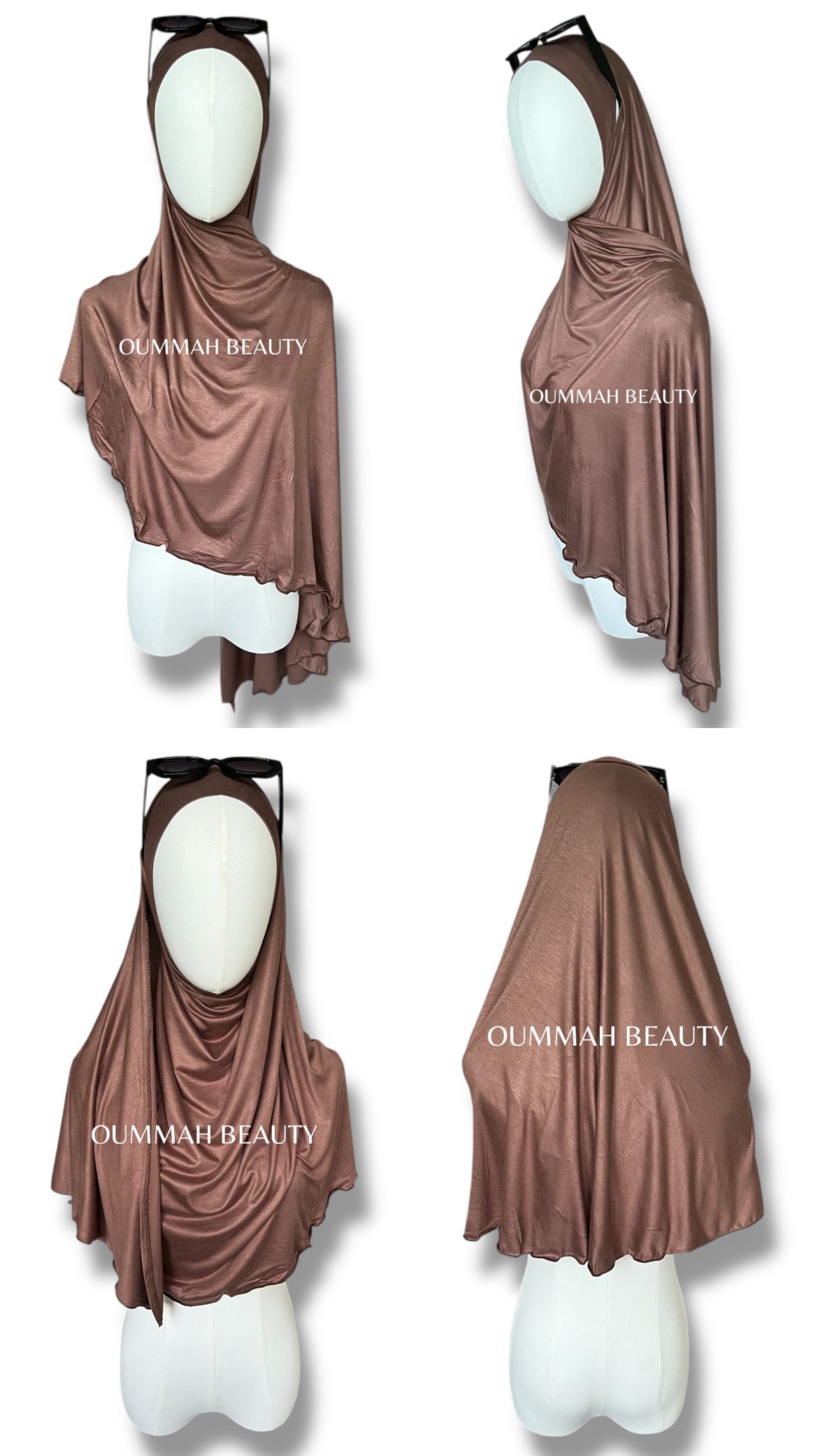 HIJAB A ENFILER EN JERSEY SPECIAL LUNETTES