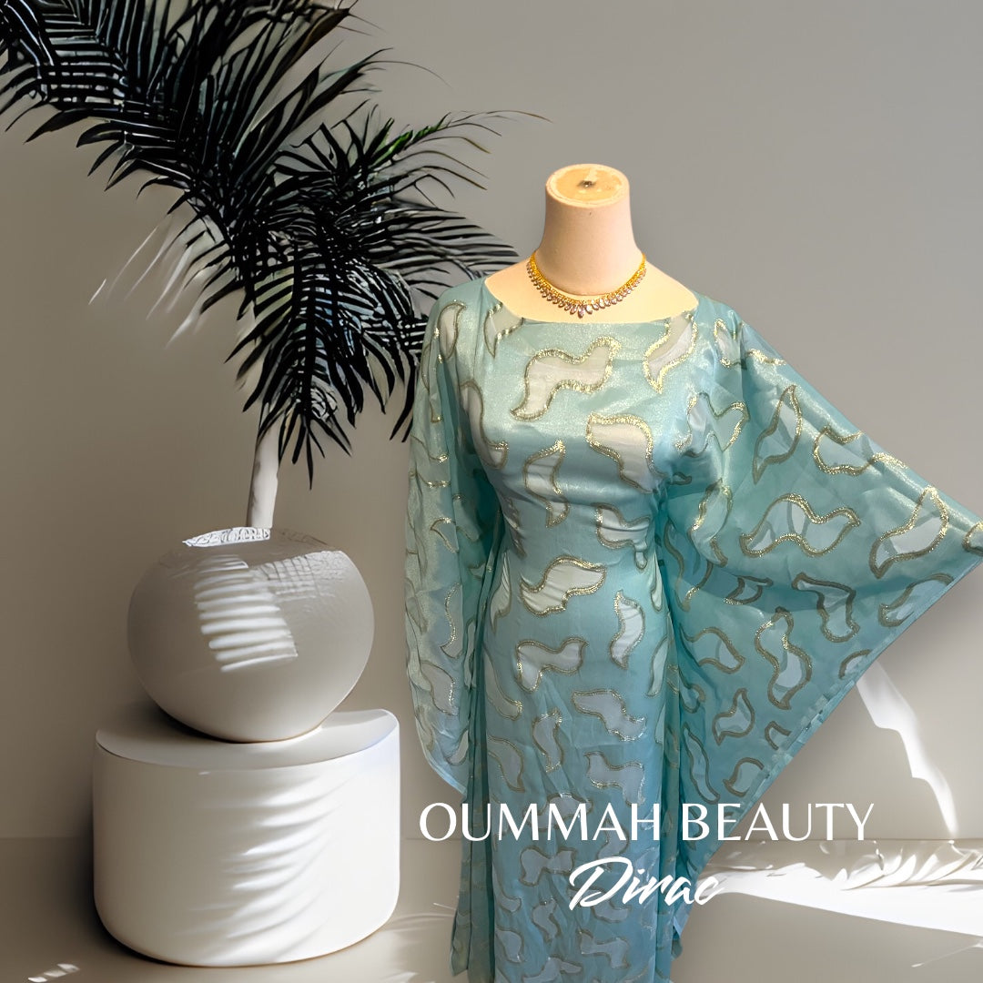 DIRAC BLEU CIEL ET OR