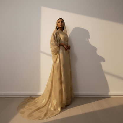 NIKKAH DIRAC NUDE & GOLD