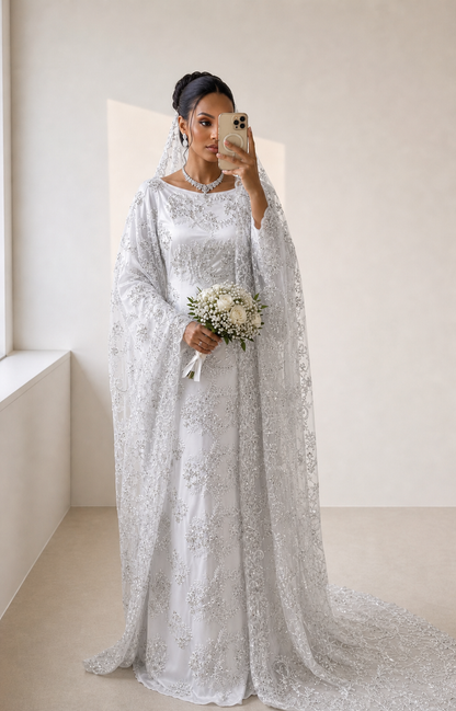 BRIDAL DIRAC NUR WHITE