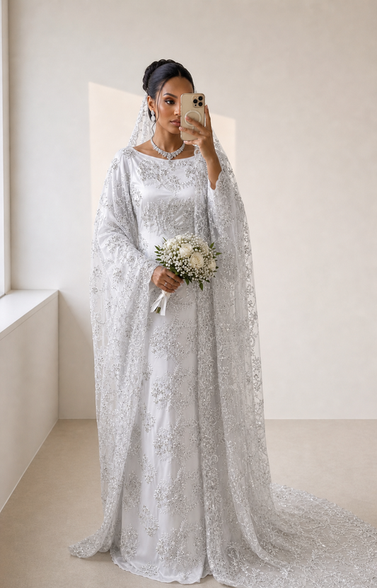 BRIDAL DIRAC NUR WHITE