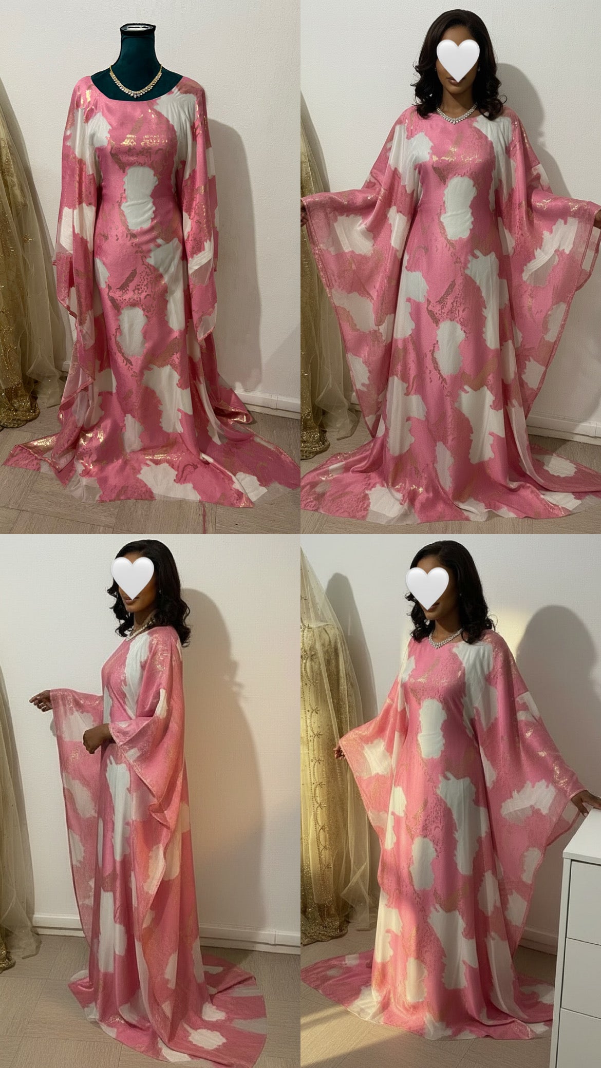 DIRAC ROSE BLANC ET OR