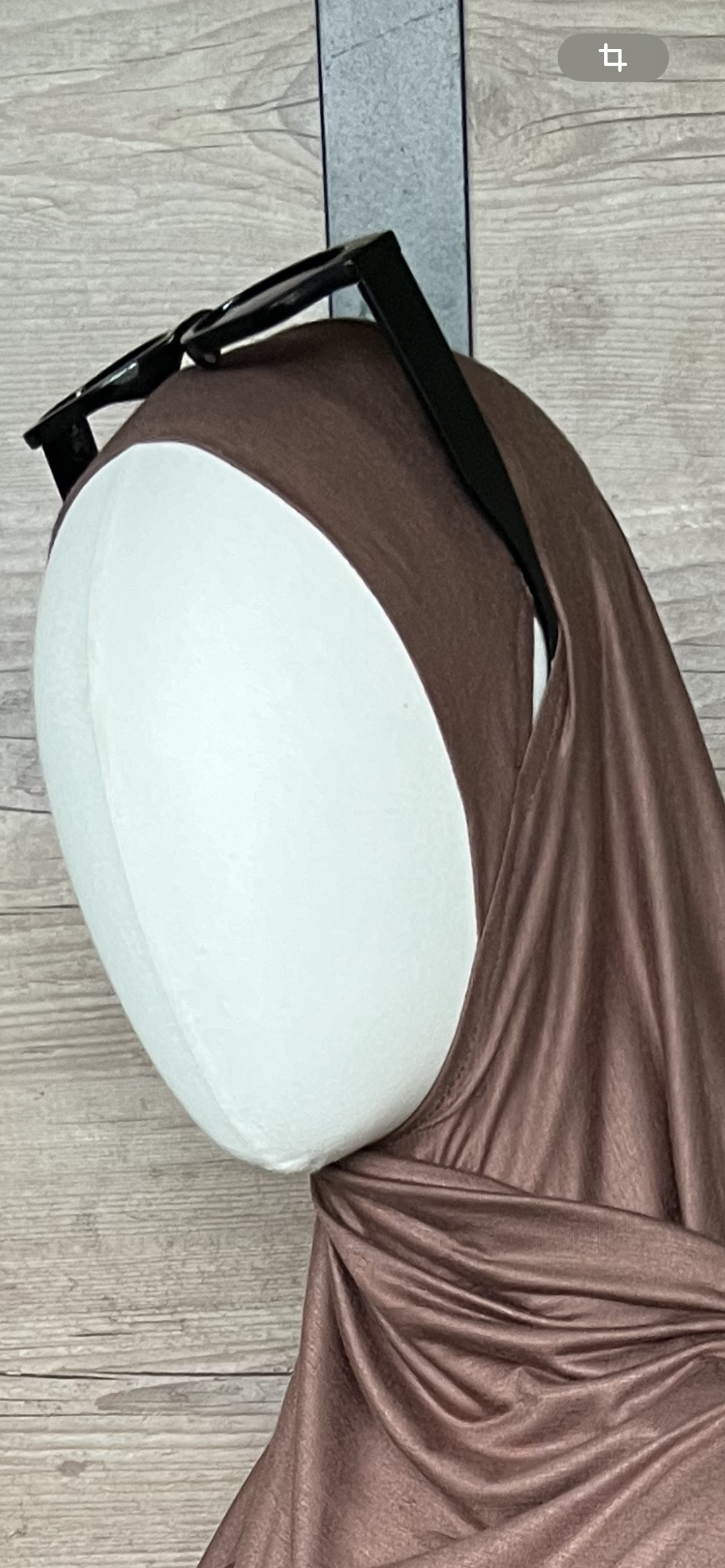 HIJAB A ENFILER EN JERSEY SPECIAL LUNETTES