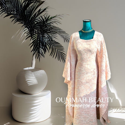 Robe princesse roses baby pink