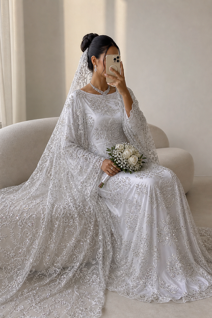 BRIDAL DIRAC NUR WHITE