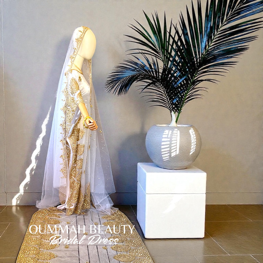 BRIDAL DIRAC GOLD & WHITE