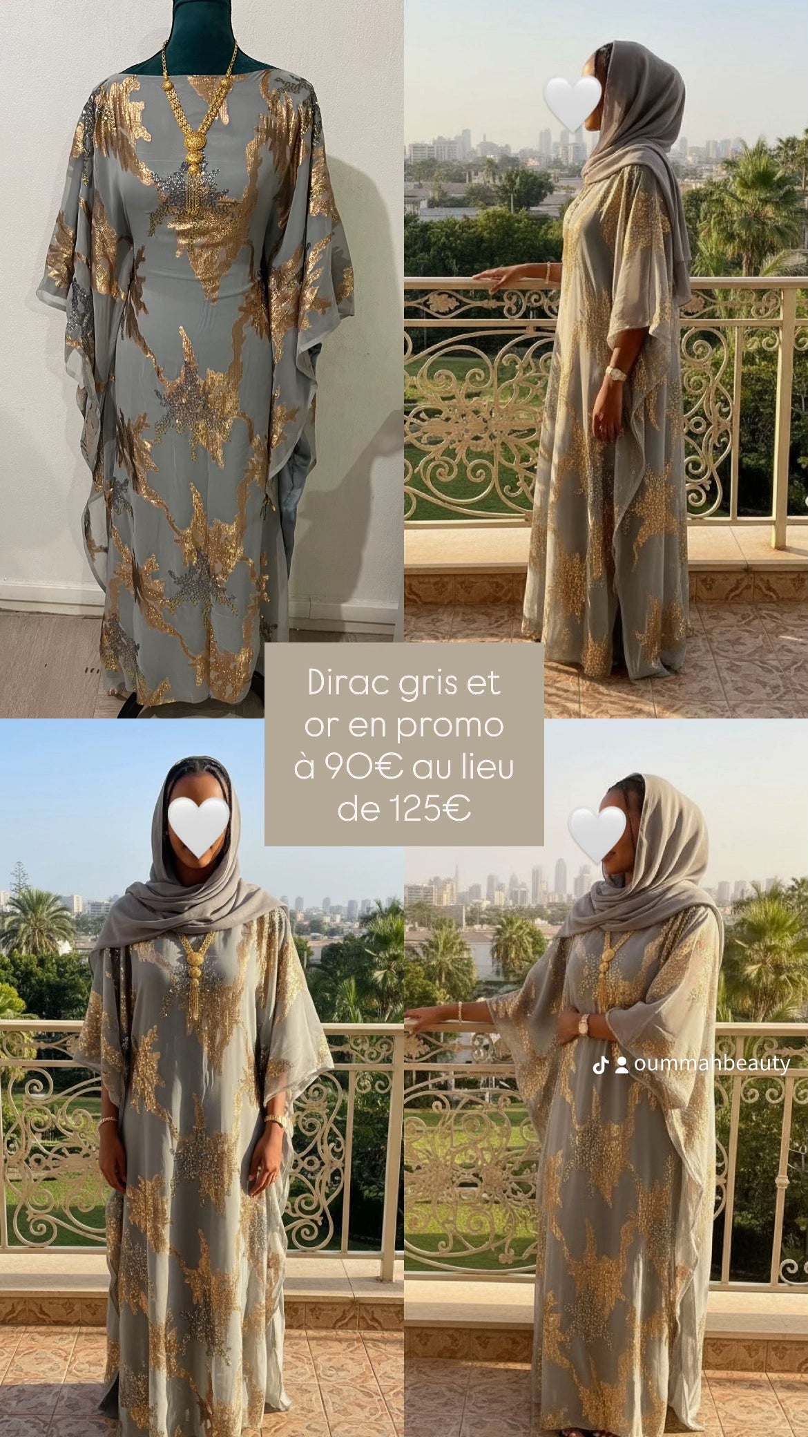 DIRAC GRIS ET OR
