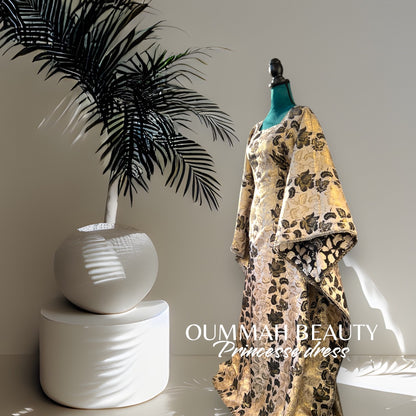 Brocart black and gold