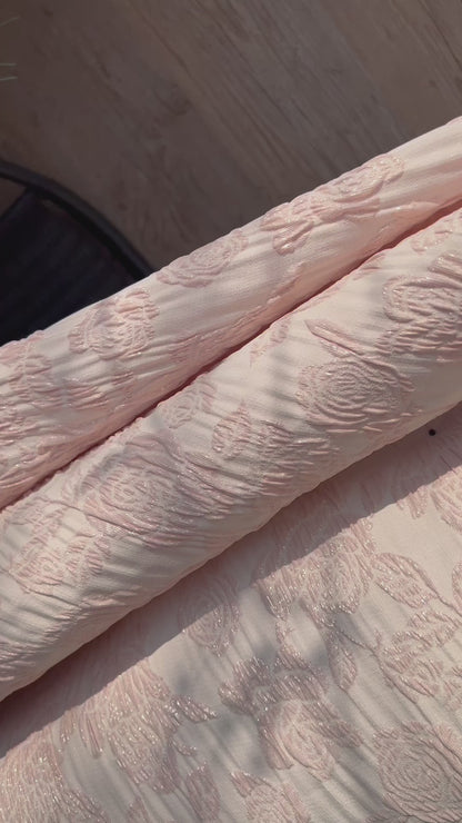 Robe princesse roses baby pink